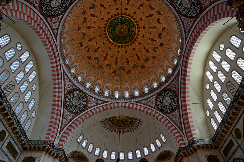 Taket i Suleymaniye Mosque.